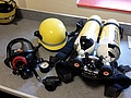 Alles liegt bereit zur Ausbildung neuer Atemschutzgeräteträger (Fotograf: THW Pirna)