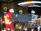 Abtransport einer Verletzten (Foto: Michael Hahne (OV Dippoldiswalde))