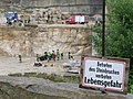 Gemeindefeuerwehr Lohmen und THW Pirna üben gemeinsam im Steinbruch Lohmen (Fotograf: André Jakob)