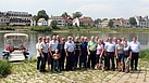 Gruppenbild der Teilnehmer unserer Bootsfahrt (Fotograf: André Jakob)