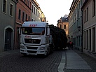Stopp in der Pirnaer Altstadt (Foto: Falk Rennecke)