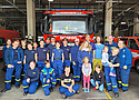 Die Jugendgruppe aus Pirna zu Gast bei der Feuerwehr in Ústí nad Labem