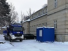 Der Container am Standort im Pirnaer Schlosspark (Fotograf: Kay Wack)