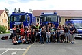 Gruppenbild der Teilnehmer des Deutsch-Tschechisches Jugendcamp (Fotograf: THW Pirna)