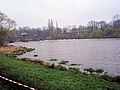 Einsatzstelle Palmengartenwehr (Foto: THW Pirna)