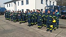 Die Helfer aus sechs Ortsverbänden waren in den OV Görlitz gekommen (Fotograf: THW Pirna)