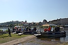 Die Boote aus Pirna und Radebeul am Treffpunkt (Fotograf: THW Pirna)
