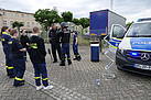 Die Kameraden der Polizei präsentierten ihre  Fahrzeuge und Einsatzausrüstung  (Foto: Susan Schmidt)
