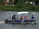 Seltener Gast auf unserem Boot (Foto: André Jakob)
