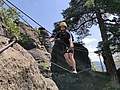 Ausbildungstag im Zittauer Gebirge - Erkundung in Höhen durch diverse Kletterübungen   (Fotograf: THW OV Pirna)
