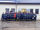 Gruppenbild aller Teilnehmer der Prüfung Basisausbildung I am 12.10.13 in Torgau (Fotograf: Torsten Matthes)