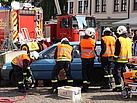 Schauübung "Rettung nach Verkehrsunfall" der Pirnaer Feuerwehr (Fotograf: André Jakob)