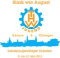 Logo des Landesjugendlagers 2013 in Dresden