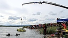 Die Bergungstaucher des THW Pirna haben das Fahrzeug geborgen (Fotograf: Susan Schmidt / THW Pirna)