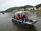 Ankunft in Bad Schandau (Foto: THW Pirna)