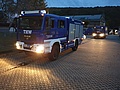 Abfahrt der Fahrzeuge des THW Pirna zur Nachtausbildung (Fotograf: André Jakob)