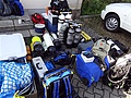 Viel Ausrüstung musste mit nach Polenz (Foto: André Jakob)