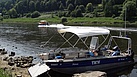 Fahrt mit einem Einsatzboot auf der Elbe (Fotograf: André Jakob)