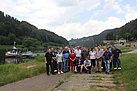 Gruppenbild mit Teilnehmern und Bootsbesatzungen  (Fotograf: THW Pirna)