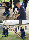 Aufbau eines Dreibock mit nötigen Dreibockbund  (Foto: Susan Schmidt)